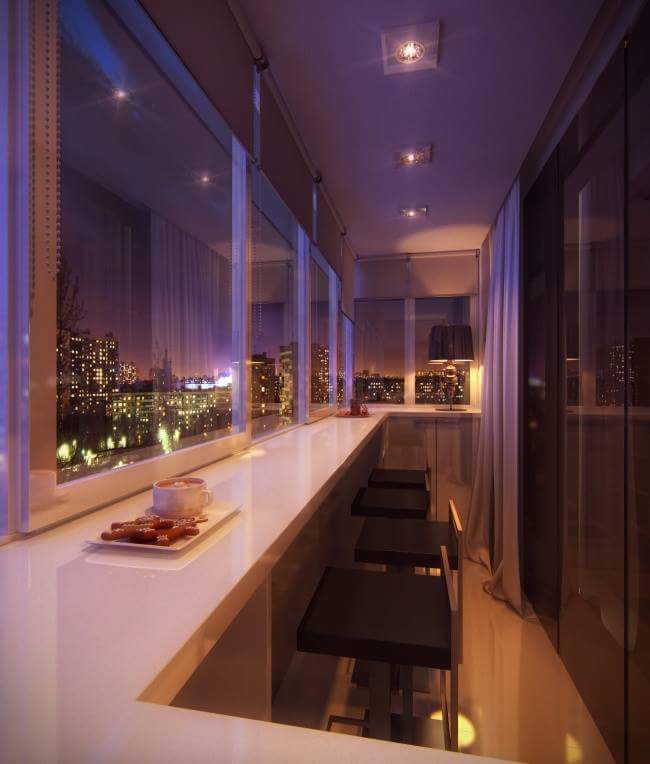 Contemporary Balcony interior design