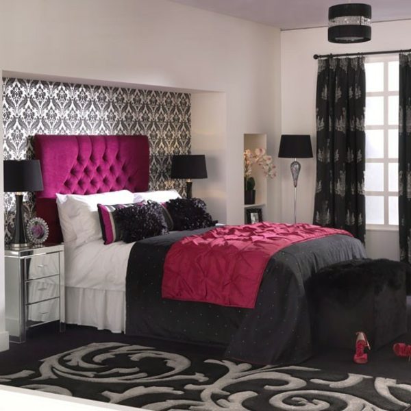 black bedroom decoration