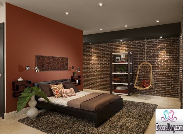 brown bedroom
