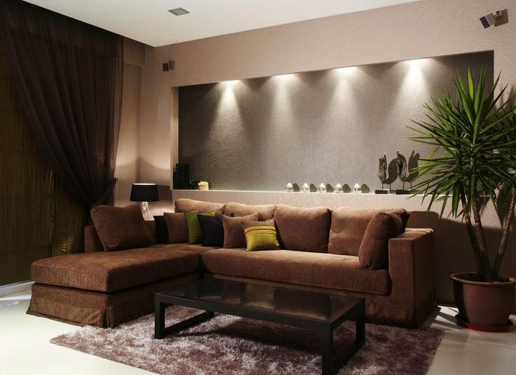 brown living room paint colors