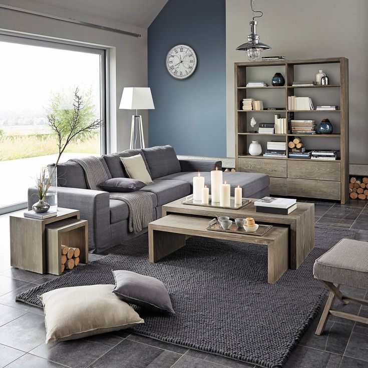 gray living room