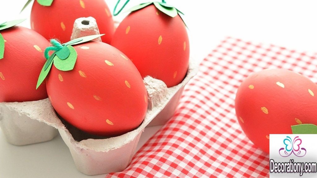 strawberry egg decoration ideas