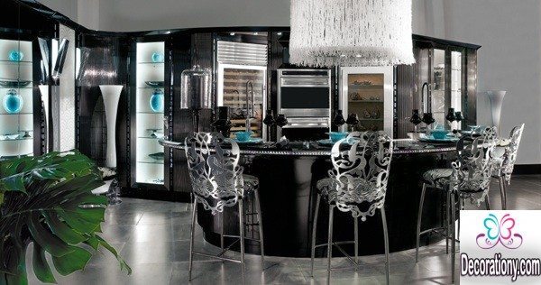 black kitchen style
