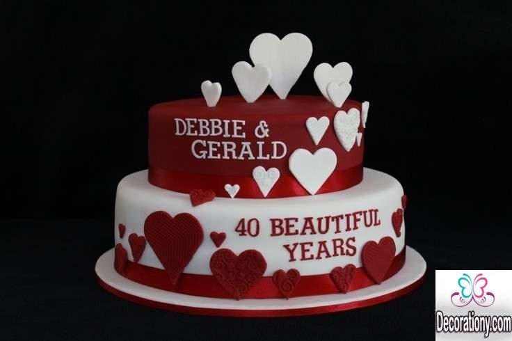 20 Romantic Cake Designs For Wedding Anniversary Decor Or Design