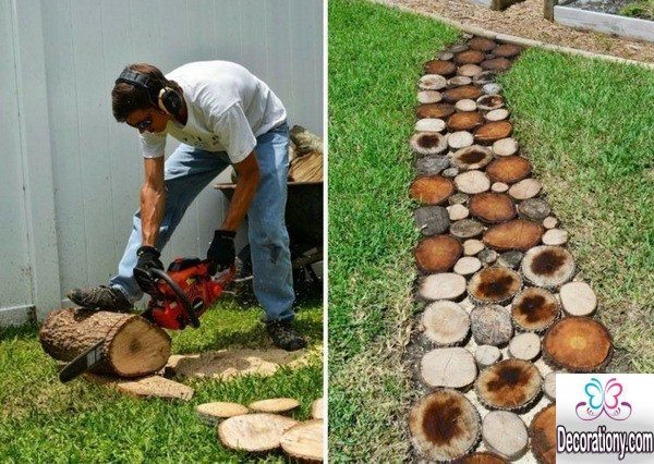 creative DIY decorating idea for garden