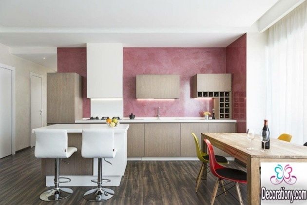 25 Nice kitchens Decorating Ideas With a Pink Color | Decor Or Design
