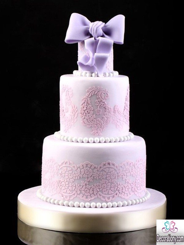 purple cake design