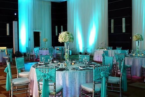 aqua summer wedding colors