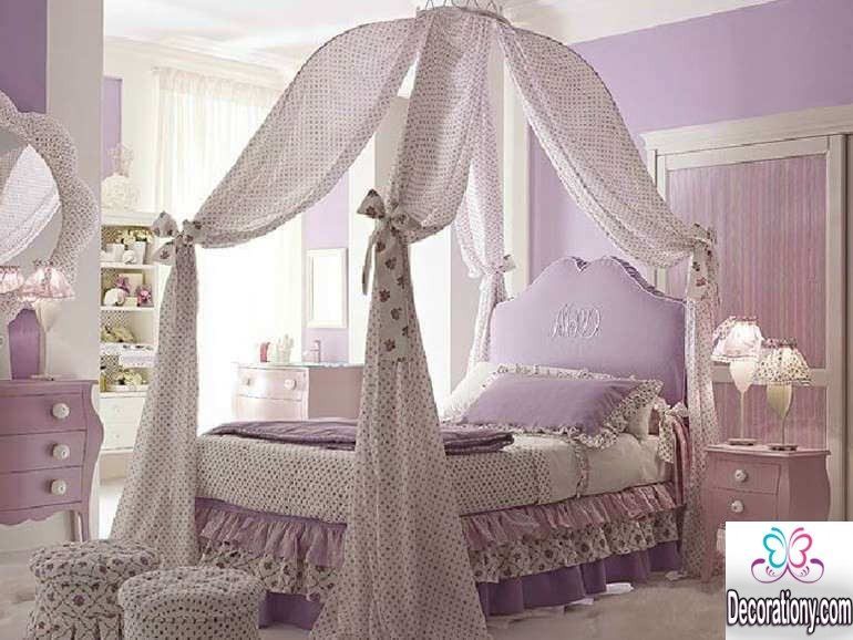 bed curtain idea for little girls