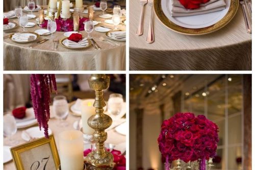 red wedding decorations