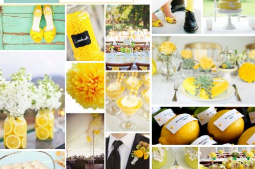 yellow wedding color