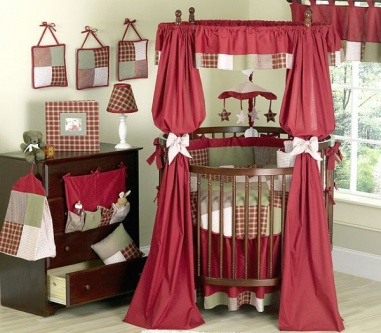 red round baby cribs