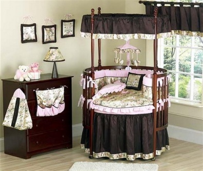 round baby cribs