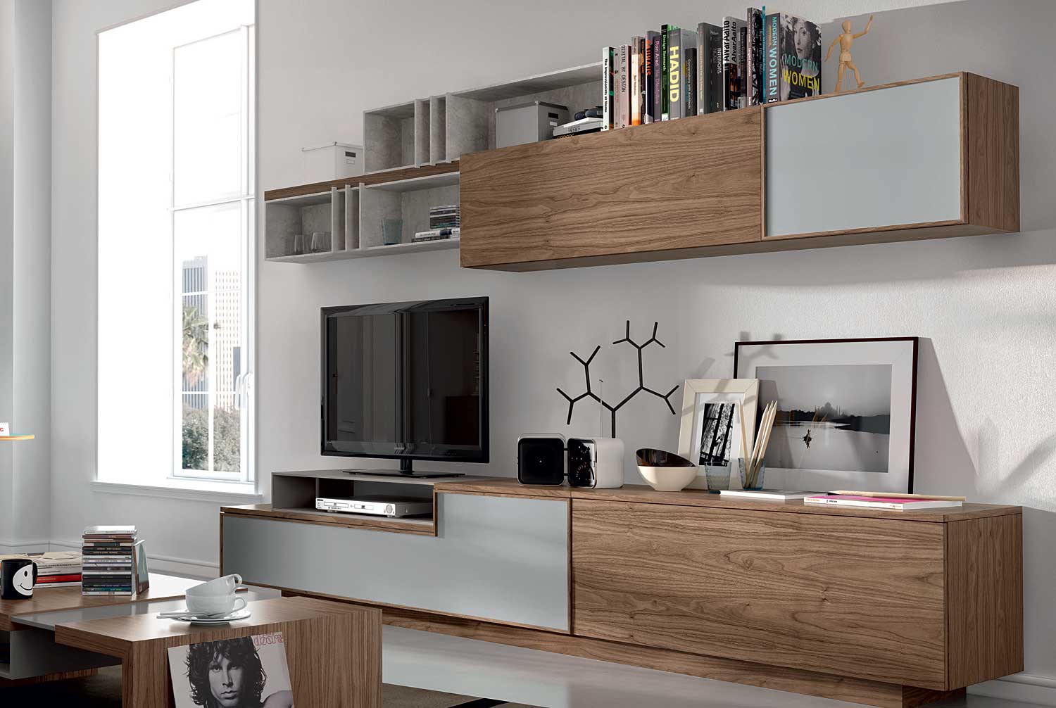 wood Scandinavian furniture design