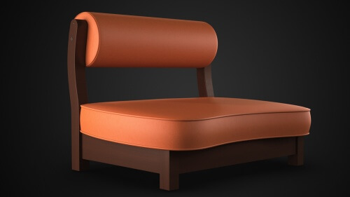 brown meditation chairs