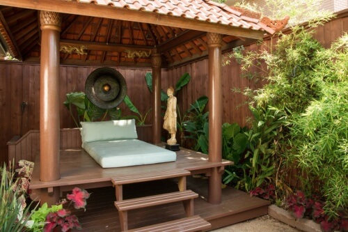 garden meditation space