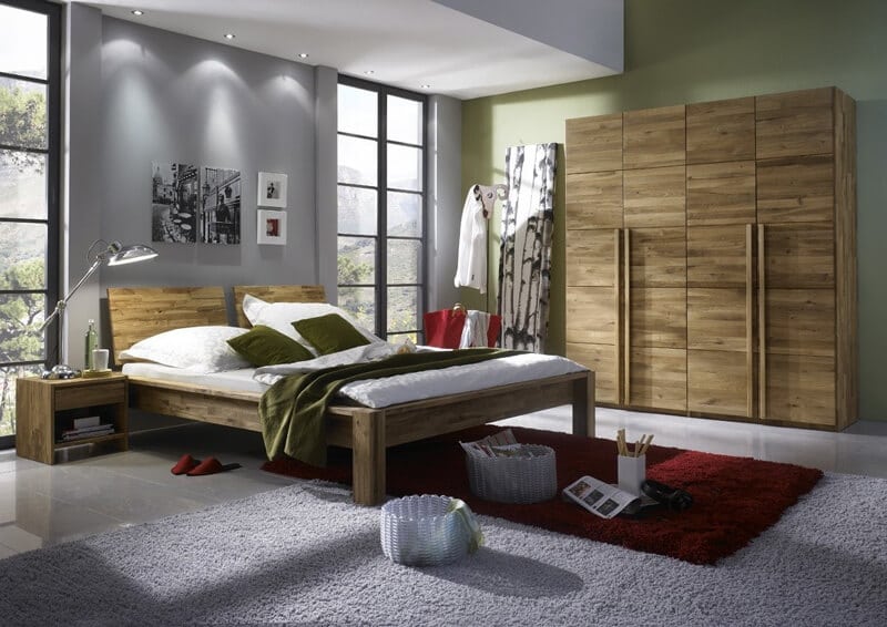 wooden bedroom interior design