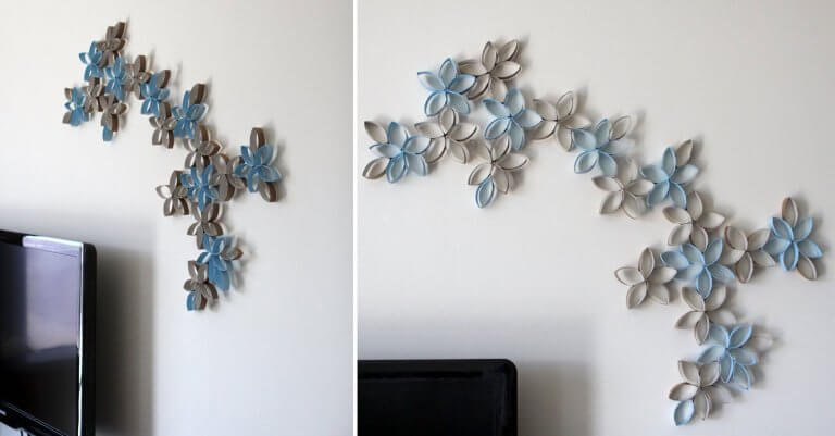 DIY living room wall decor