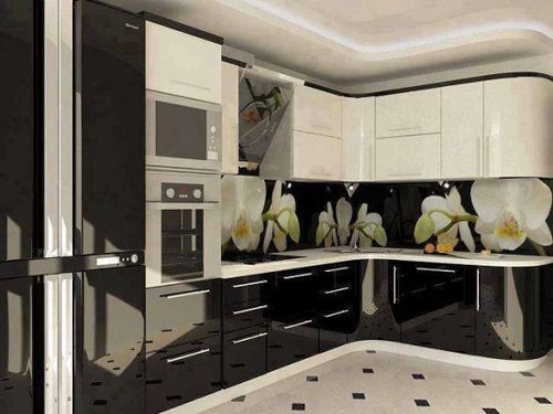 kitchen paint colors - flowery painting