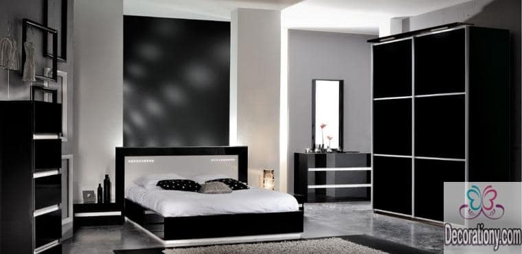 black and white bedroom decor ideas