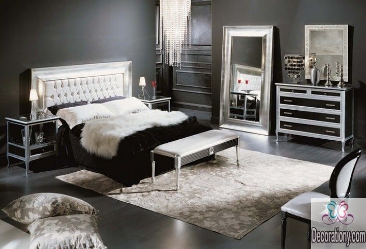 Black and white bedroom design ideas
