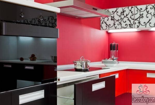 Red kitchen color ideas 2017