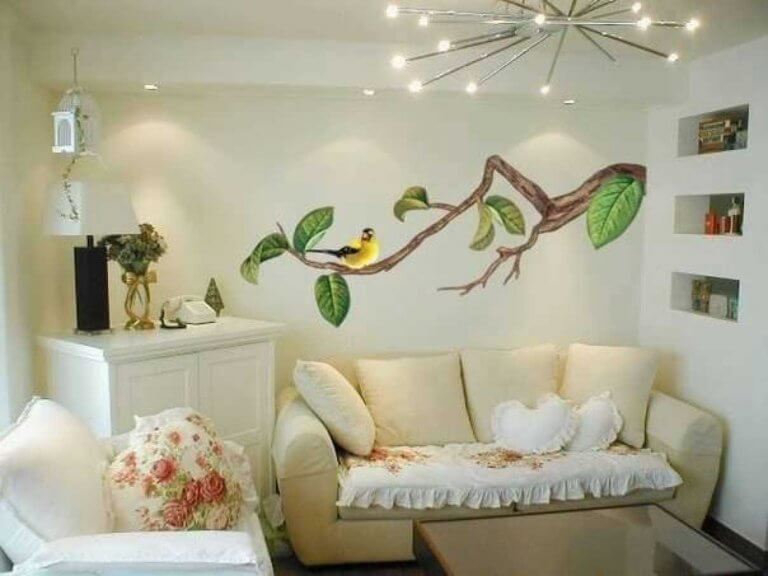 Living room wall stickers