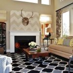 Classic color schemes for country living rooms