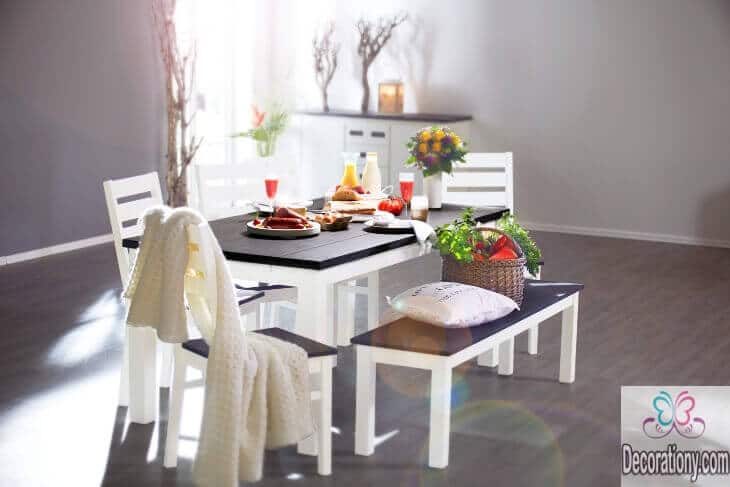 simple-dining-room-table-design-with-a-bench