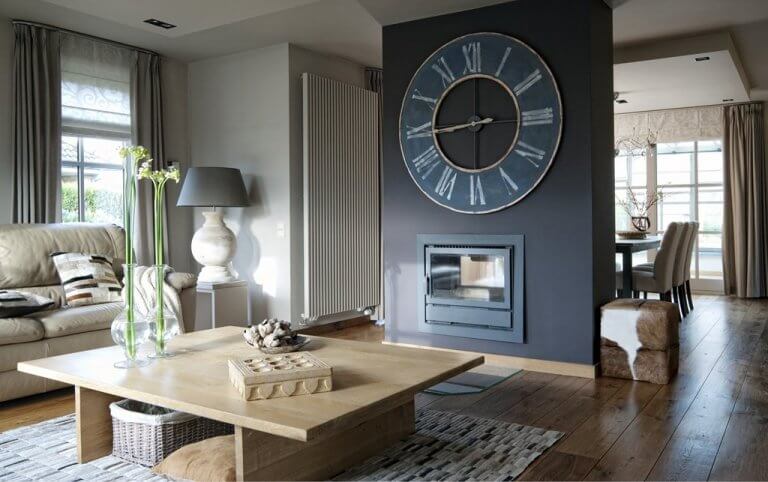 Unique living room wall big clock