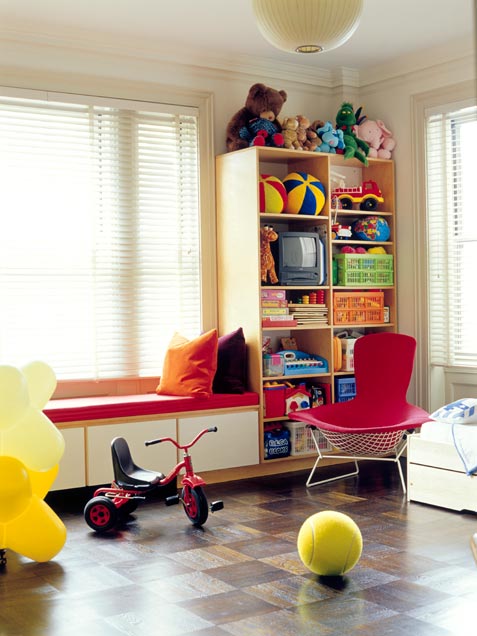 Kids playroom storages