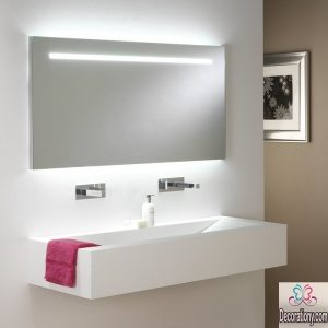 Bathroom lighting mirror
