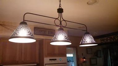 DIY light fixtures ceiling step by step