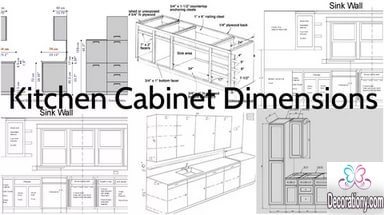 Standard Kitchen Cabinet Sizes And Dimensions Decor Or Design