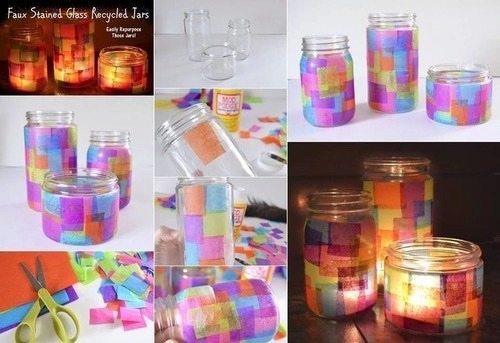 DIY lighting fixtures mason jars diy