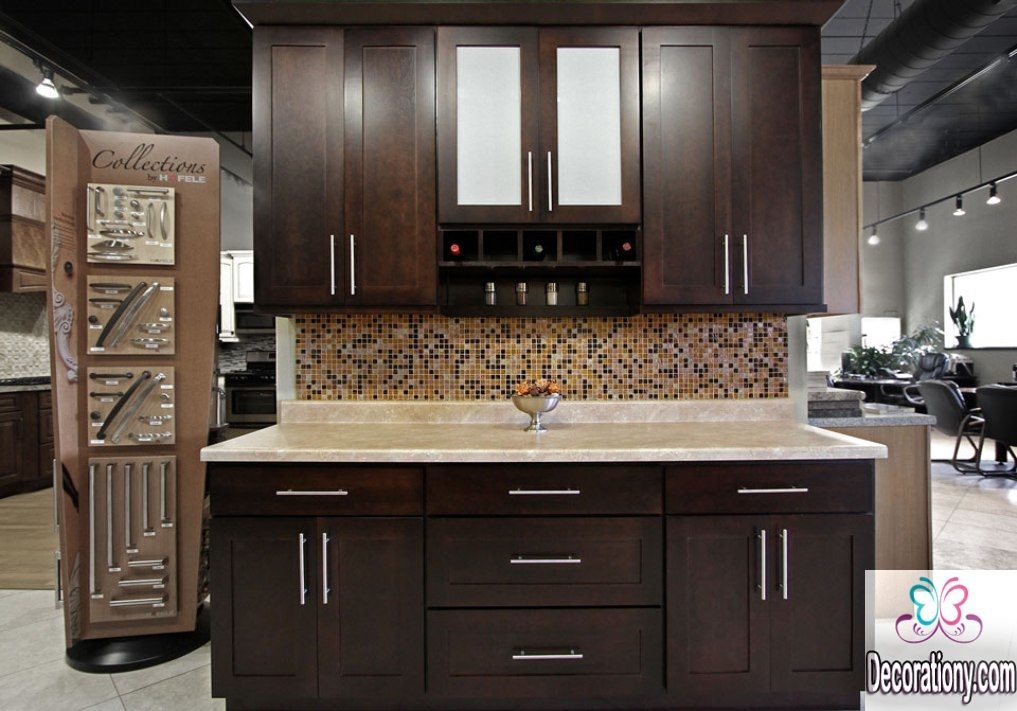 dark-chocolate-brown-kitchen-cabinet-sizes