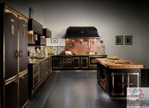 Steampunk decor kitchen decoration
