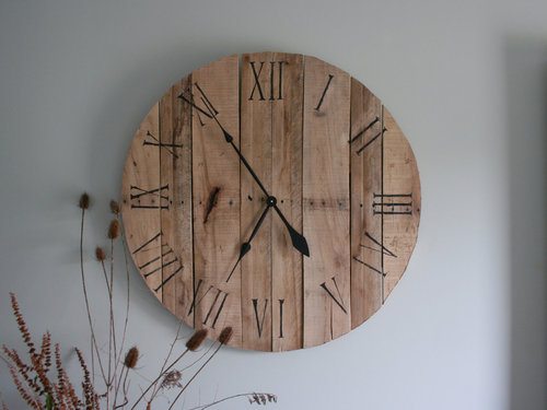 How to make a pallet wall clock