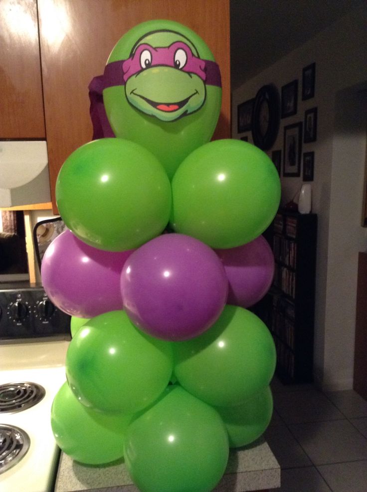ninja turtles balloons decorations