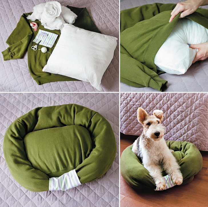 diy dog bed memory foam