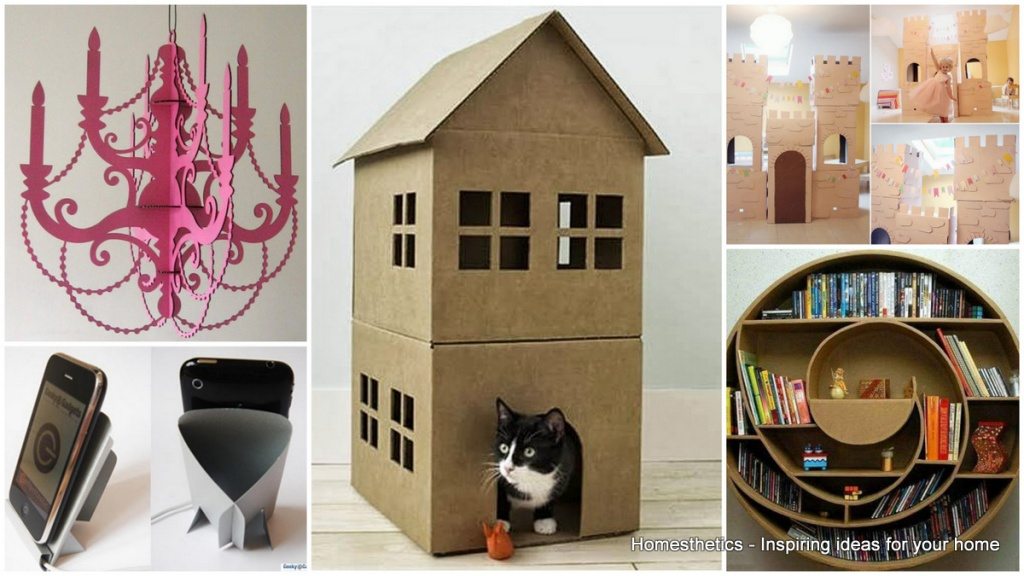 DIY cardboard furniture - cathouse