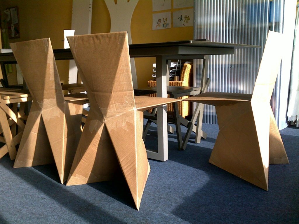 diy cardboard furniture house chairs