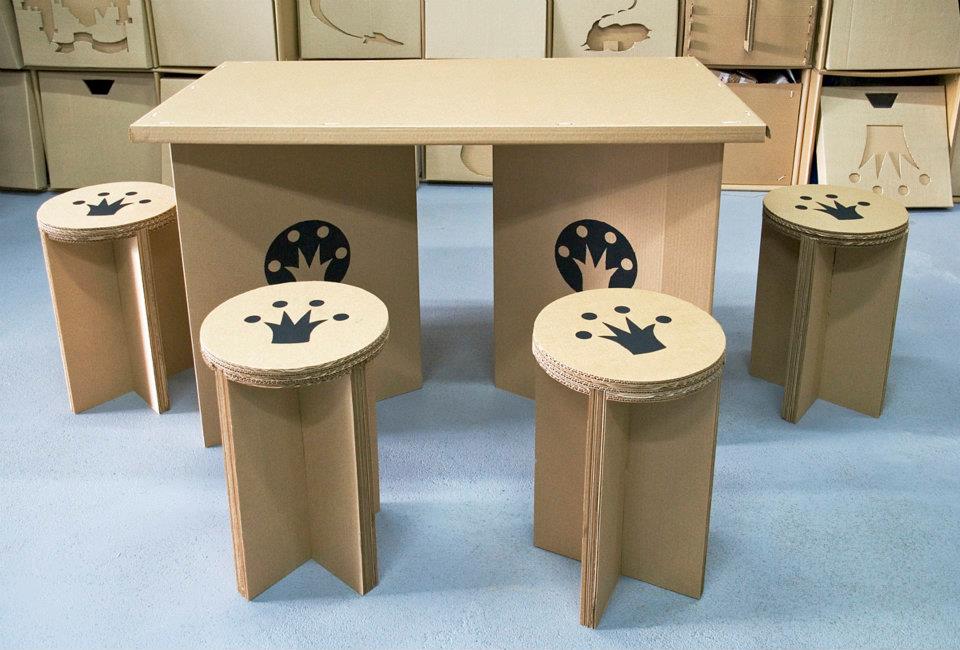 cardboard furniture how to make