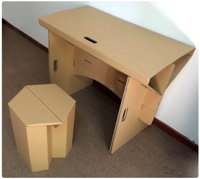 furniture cardboard office diy