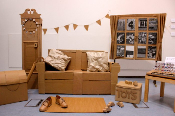 Cardboard furniture living room