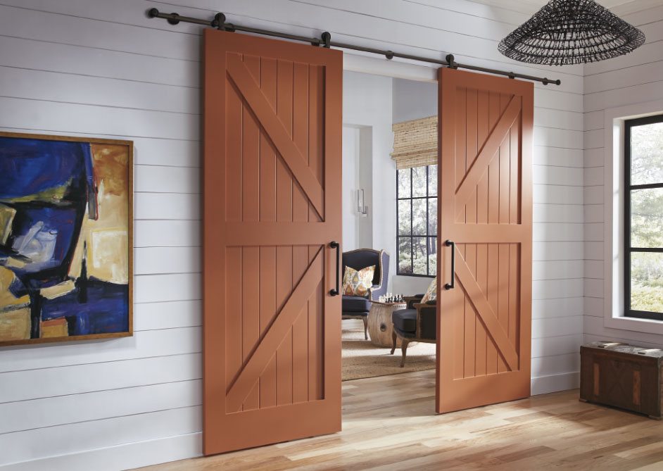 top of barn door designs 