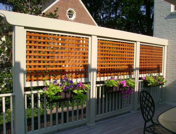 Lattice Fence Functional Decorative