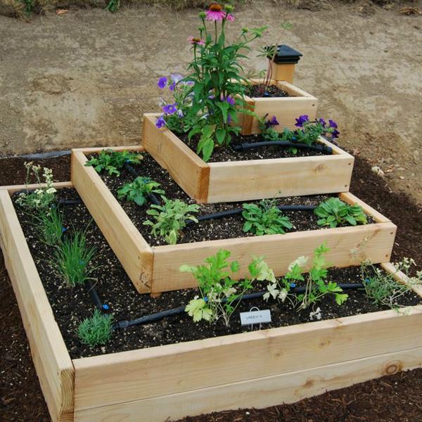 the nice flower bed ideas