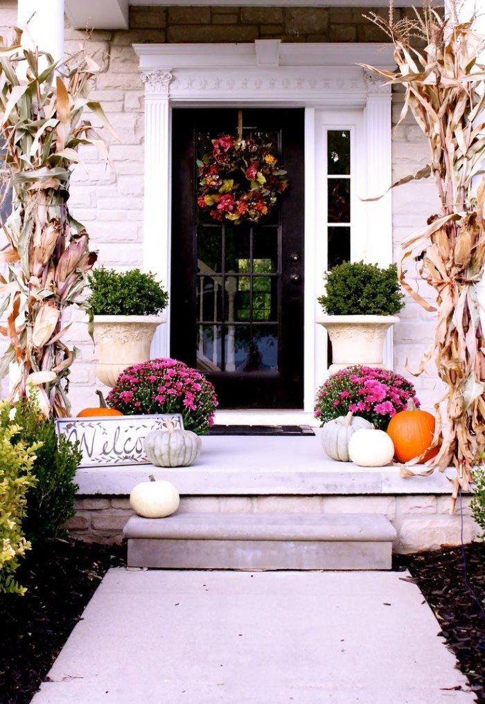 Best Flower Pot Ideas With Latest Front Door Flower Pots