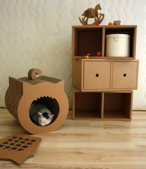 cardboard cat houses